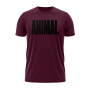 T-shirt Animal in Maroon - Universal Nutrition L