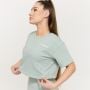 Limitless Cropped T-Shirt für Frauen Eucalypt - GymBeam S