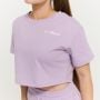 Limitless Cropped T-Shirt für Frauen Lavender - GymBeam L