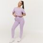 Limitless Cropped T-Shirt für Frauen Lavender - GymBeam L