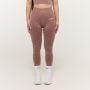 Women‘s FLO Leggings Mauve - GymBeam S