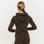 Women‘s Limitless Zip Up Hoodie Espresso - GymBeam XL