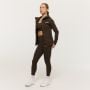 Women‘s Limitless Zip Up Hoodie Espresso - GymBeam XL