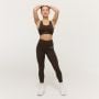Women‘s Limitless High-Waisted Leggings Espresso - GymBeam M