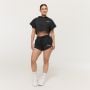 Women‘s Relay Cropped Hoodie Black - GymBeam S
