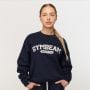 Women‘s Varsity Sweatshirt Blue - GymBeam XXL
