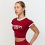 Women‘s Varsity T-Shirt Red - GymBeam M
