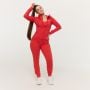 Limitless Hoodie mit Reißverschluss für Frauen Hot Red – GymBeam L