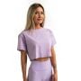 Limitless Cropped T-Shirt für Frauen Lavender - GymBeam M