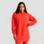 Limitless Longline Hoodie für Frauen Hot Red - GymBeam XL