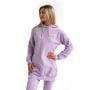 Limitless Longline Hoodie für Frauen Lavender - GymBeam XL