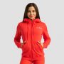 Limitless Hoodie mit Reißverschluss für Frauen Hot Red – GymBeam M
