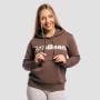 Women‘s Athlete Hoodie Cocoa - GymBeam XXL