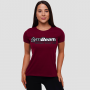 Beam T-Shirt für Frauen Burgundy - GymBeam L