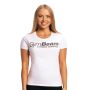 Women's Fitness T-shirt White - GymBeam XS