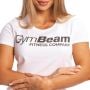 Women's Fitness T-shirt White - GymBeam XS