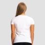 Women's Fitness T-shirt White - GymBeam XS