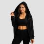 Limitless Hoodie mit Reißverschluss für Frauen Black – GymBeam L
