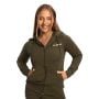 Women‘s Limitless Zip Up Hoodie Espresso - GymBeam M