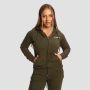 Women‘s Limitless Zip Up Hoodie Espresso - GymBeam M
