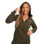 Women‘s Limitless Zip Up Hoodie Espresso - GymBeam M