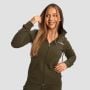 Women‘s Limitless Zip Up Hoodie Espresso - GymBeam M