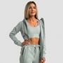 Limitless Hoodie mit Reißverschluss für Frauen Eucalypt – GymBeam M