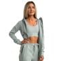 Limitless Hoodie mit Reißverschluss für Frauen Eucalypt – GymBeam M