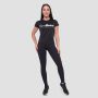 Women‘s Mesh T-Shirt Essence Black - GymBeam M