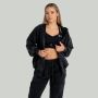 Hoodie für Frauen mit Reißverschluss in Washed Black - STRIX M