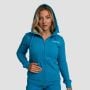 Limitless Hoodie mit Reißverschluss für Frauen in Aquamarine - GymBeam XXL