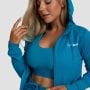 Limitless Hoodie mit Reißverschluss für Frauen in Aquamarine - GymBeam XXL