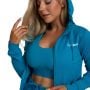 Limitless Hoodie mit Reißverschluss für Frauen in Aquamarine - GymBeam XXL