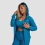 Limitless Hoodie mit Reißverschluss für Frauen in Aquamarine - GymBeam XXL