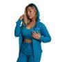 Limitless Hoodie mit Reißverschluss für Frauen in Aquamarine - GymBeam XXL