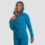 Limitless Hoodie mit Reißverschluss für Frauen in Aquamarine - GymBeam XXL