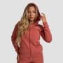 Limitless Hoodie mit Reißverschluss für Frauen in Cinnamon – GymBeam XXL