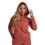 Limitless Hoodie mit Reißverschluss für Frauen in Cinnamon – GymBeam XXL