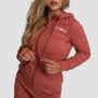 Limitless Hoodie mit Reißverschluss für Frauen in Cinnamon – GymBeam XXL