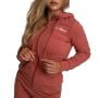 Limitless Hoodie mit Reißverschluss für Frauen in Cinnamon – GymBeam XXL