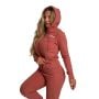 Limitless Hoodie mit Reißverschluss für Frauen in Cinnamon – GymBeam XXL