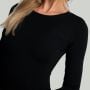 MERINO I Langarm T-Shirt für Frauen in Black - STRIX S