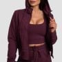 TRN Zip-Up Hoodie für Frauen in Eggplant - GymBeam S