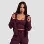 TRN Zip-Up Hoodie für Frauen in Eggplant - GymBeam S