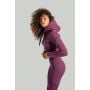 Essential Cropped Hoodie für Frauen in Plum - STRIX S