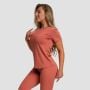 Women‘s Limitless Sports T-Shirt Cinnamon - GymBeam L