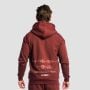 Zone Zip Up Hoodie Cherrywood - GymBeam XXL