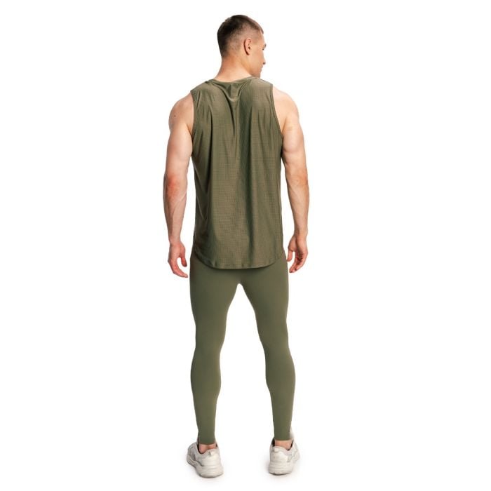 Men‘s Combat Leggings Olive Grey - GymBeam L
