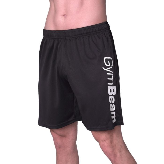 Mesh Shorts Essence Black - GymBeam XXL