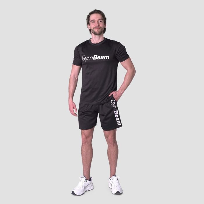Mesh Shorts Essence Black - GymBeam XXL